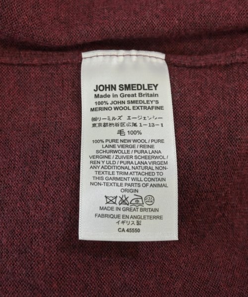 JOHN SMEDLEY（ジョンスメドレー）カーディガン 赤 サイズ:S レディース/2200708740040