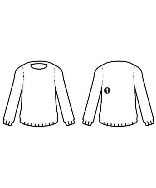 JOHN SMEDLEY（ジョンスメドレー）ニット・セーター 紺 サイズ:M レディース/2200661134399