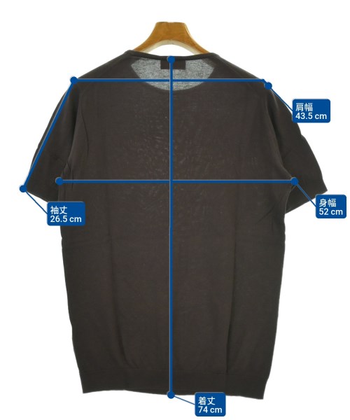 JOHN SMEDLEY（ジョンスメドレー）ニット・セーター 茶 サイズ:M メンズ/2200664057091