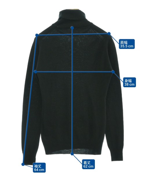 JOHN SMEDLEY（ジョンスメドレー）ニット・セーター 黒 サイズ:-(M位) レディース/2200656818136
