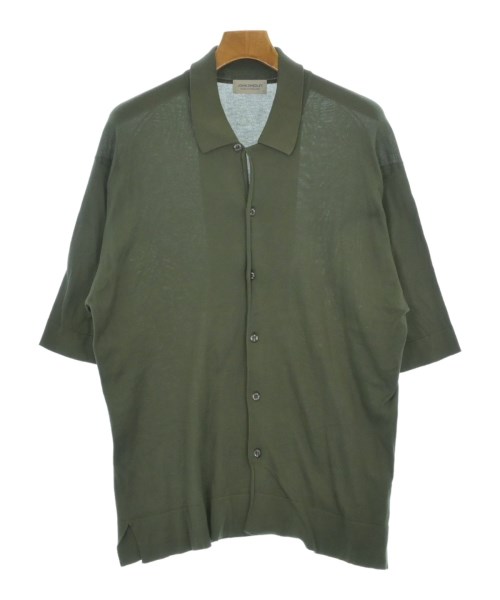 JOHN SMEDLEY(ジョンスメドレー)カーディガン 緑 サイズ:L/2200664077020
