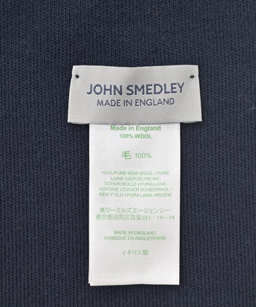 JOHN SMEDLEY（ジョンスメドレー）マフラー 紺 サイズ:- メンズ/2200670697175