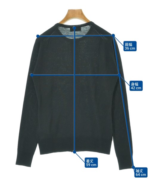 JOHN SMEDLEY（ジョンスメドレー）カーディガン 黒 サイズ:M レディース/2200671366070