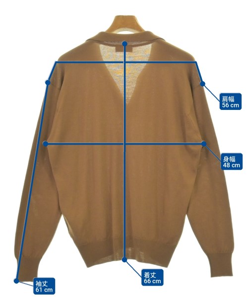 JOHN SMEDLEY（ジョンスメドレー）ニット・セーター 茶 サイズ:S メンズ/2200723188070