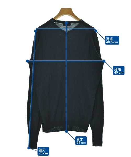 JOHN SMEDLEY（ジョンスメドレー）ニット・セーター 紺 サイズ:M レディース/2200727255150