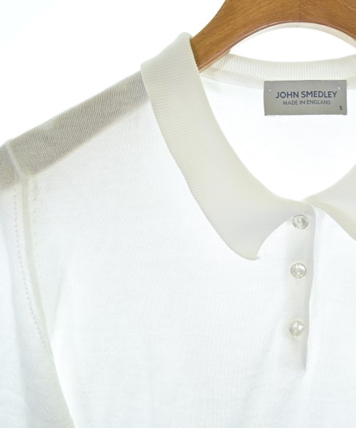 JOHN SMEDLEY（ジョンスメドレー）ポロシャツ 白 サイズ:S レディース/2200735585010