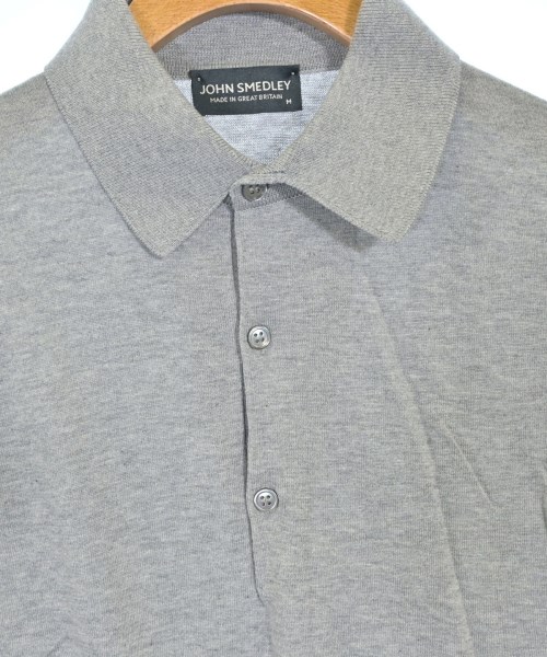 JOHN SMEDLEY（ジョンスメドレー）ポロシャツ グレー サイズ:M メンズ/2200717399086