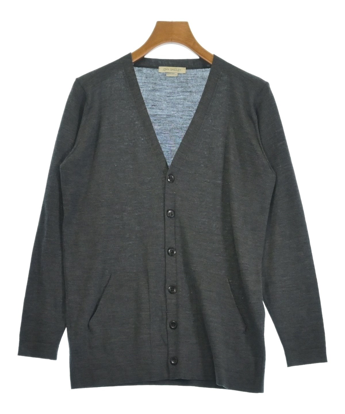 FRAGMENT SEQUEL JOHN SMEDLEY カーディガン グレー JOHN SMEDLEY（ジョンスメドレー）カーディガン グレー サイズ:M
