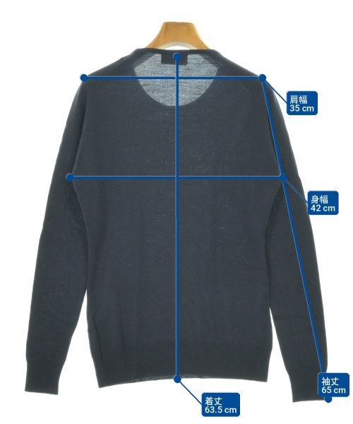 JOHN SMEDLEY（ジョンスメドレー）ニット・セーター 紺 サイズ:M レディース/2200725947033