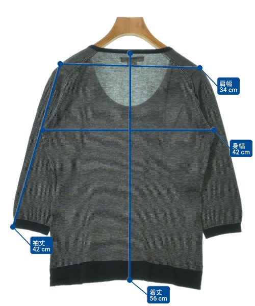 JOHN SMEDLEY（ジョンスメドレー）ニット・セーター 黒 サイズ:S レディース/2200728394032