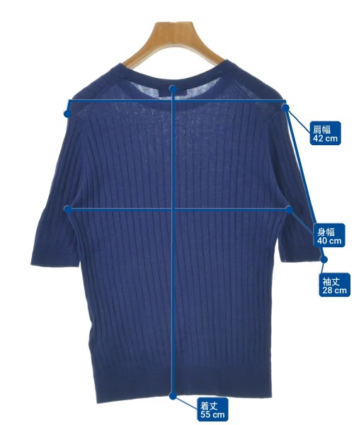 JOHN SMEDLEY（ジョンスメドレー）ニット・セーター 青 サイズ:M レディース/2200724083060