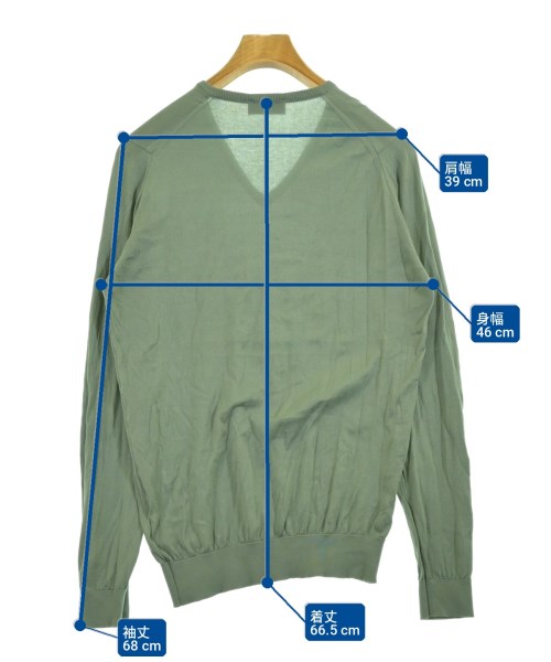 JOHN SMEDLEY（ジョンスメドレー）ニット・セーター 緑 サイズ:M メンズ/2200728942059