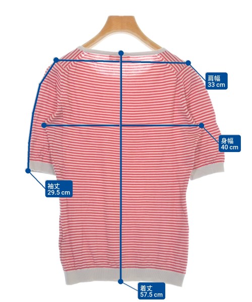 JOHN SMEDLEY（ジョンスメドレー）Tシャツ・カットソー 赤 サイズ:S レディース/2200678490136