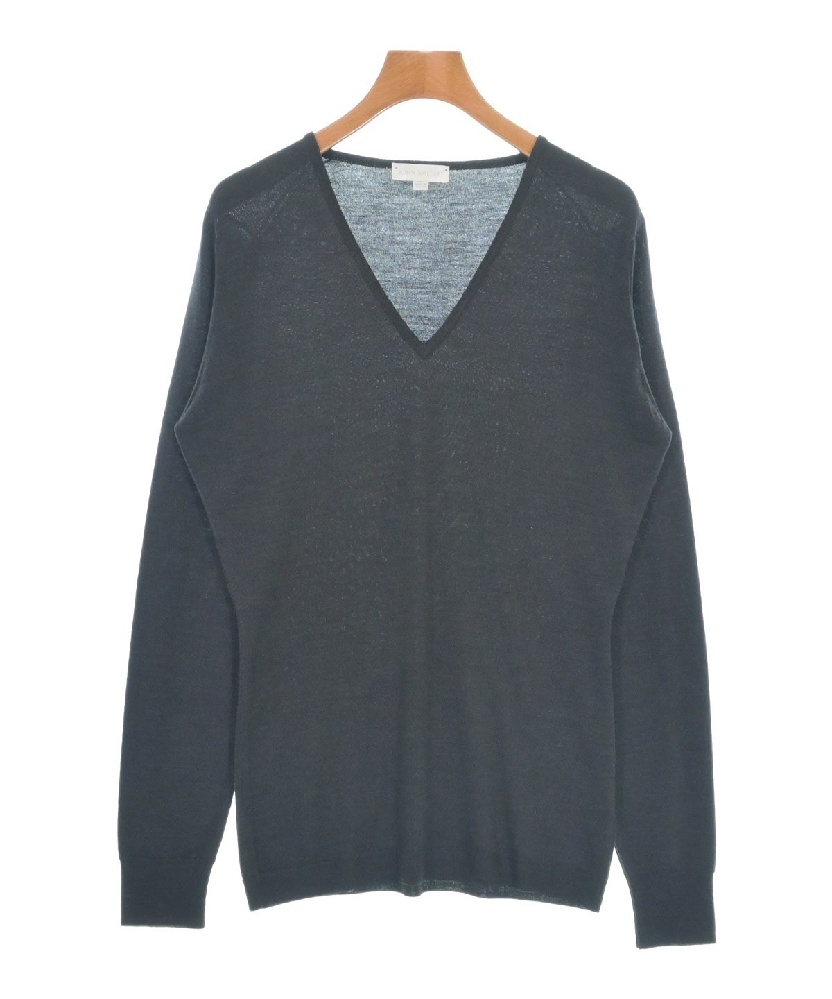 JOHN SMEDLEY ジョンスメドレー ニット・セーター S グレー 【古着】【中古】【送料無料】 中古・古着通販】JOHN SMEDLEY (ジョンスメドレー) 半袖ニット グレー