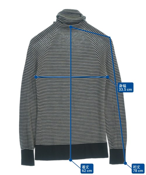 JOHN SMEDLEY（ジョンスメドレー）ニット・セーター グレー サイズ:XS レディース/2200683498035