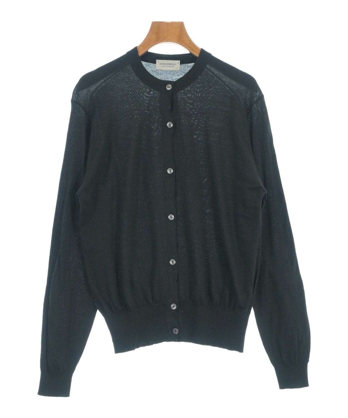 【美品】ジョンスメドレー JOHN SMEDLEY カーディガン黒 JOHN SMEDLEY（ジョンスメドレー）カーディガン 黒 サイズ:L