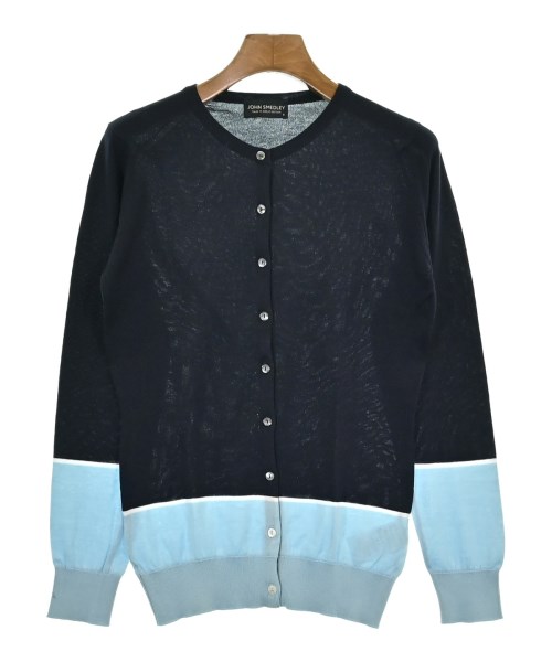 JOHN SMEDLEY(ジョンスメドレー)カーディガン 紺 サイズ:S/2200679823087