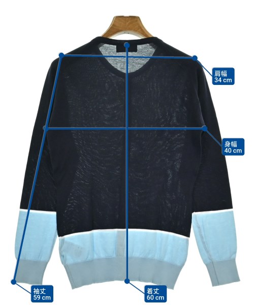 JOHN SMEDLEY（ジョンスメドレー）カーディガン 紺 サイズ:S レディース/2200679823087