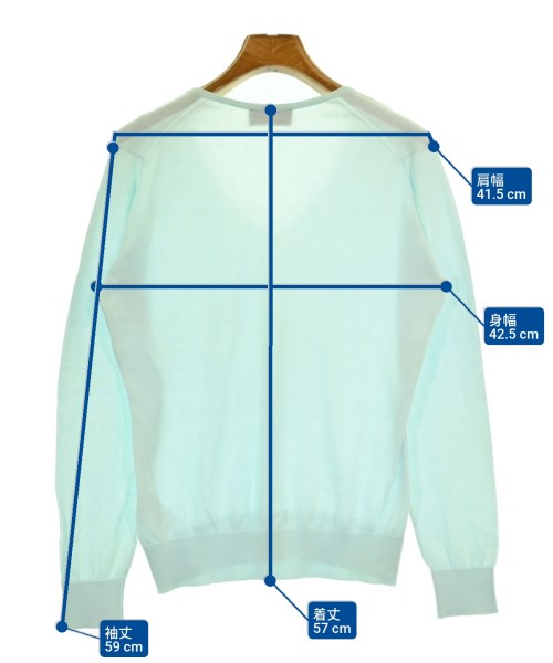 JOHN SMEDLEY（ジョンスメドレー）ニット・セーター 青 サイズ:M レディース/2200679823100