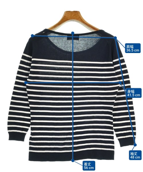 JOHN SMEDLEY（ジョンスメドレー）ニット・セーター 紺 サイズ:M レディース/2200679823117