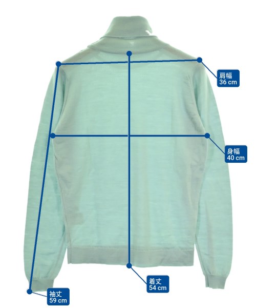 JOHN SMEDLEY（ジョンスメドレー）ニット・セーター 青 サイズ:S レディース/2200679823124