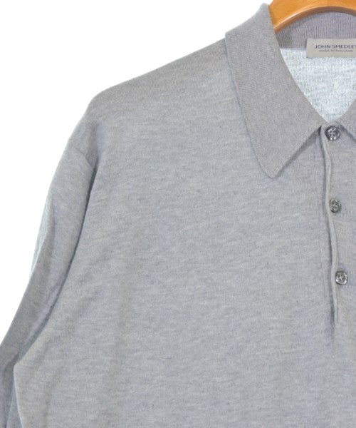 JOHN SMEDLEY（ジョンスメドレー）ポロシャツ グレー サイズ:L メンズ/2200683775051