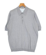 JOHN SMEDLEY（ジョンスメドレー）ポロシャツ グレー サイズ:L メンズ/2200683775051