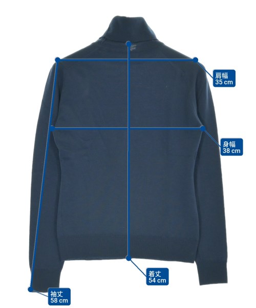 JOHN SMEDLEY（ジョンスメドレー）ニット・セーター 青 サイズ:S レディース/2200687108022