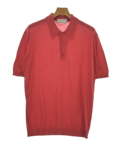 JOHN SMEDLEY(ジョンスメドレー)ニット・セーター 赤 サイズ:42(XS位)/2200691492032
