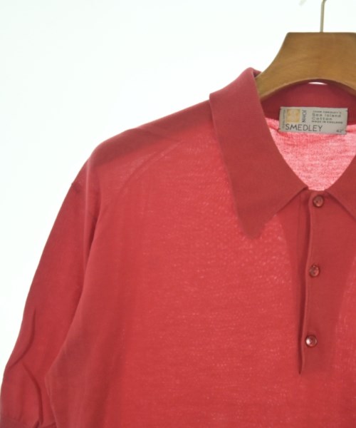 JOHN SMEDLEY（ジョンスメドレー）ニット・セーター 赤 サイズ:42(XS位) メンズ/2200691492032