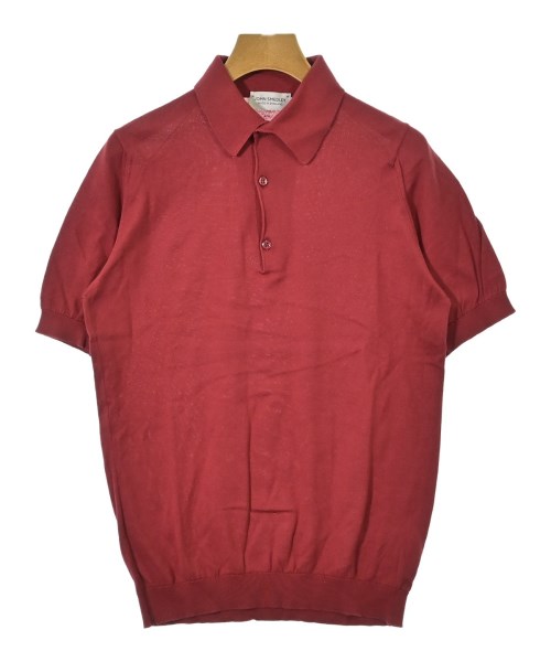 JOHN SMEDLEY(ジョンスメドレー)ニット・セーター 赤 サイズ:S/2200684737010