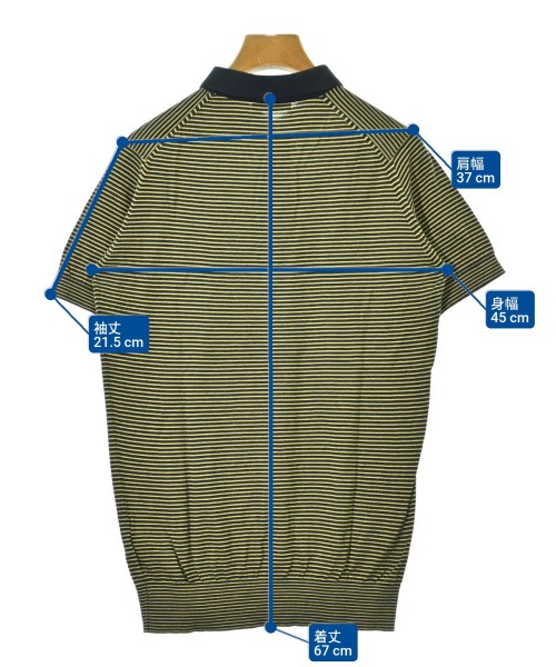 JOHN SMEDLEY（ジョンスメドレー）ニット・セーター 黄 サイズ:S レディース/2200684737027