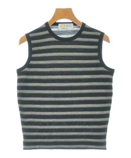 JOHN SMEDLEY(ジョンスメドレー)ベスト 黒 サイズ:S/2200692813027