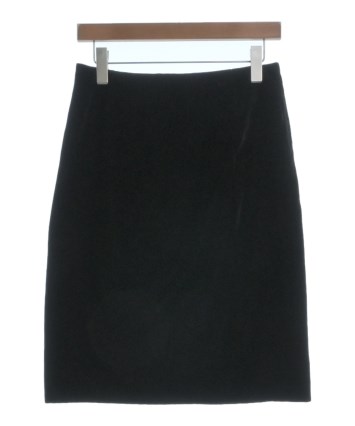 AKRIS  アクリスプント  透け感レイヤード　膝丈スカート AKRIS（アクリス）ひざ丈スカート 黒 サイズ:6(M位) レディース