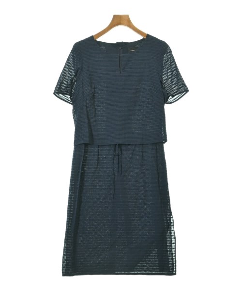 AKRIS(アクリス)ワンピース 紺 サイズ:40(M位)/2200639530154