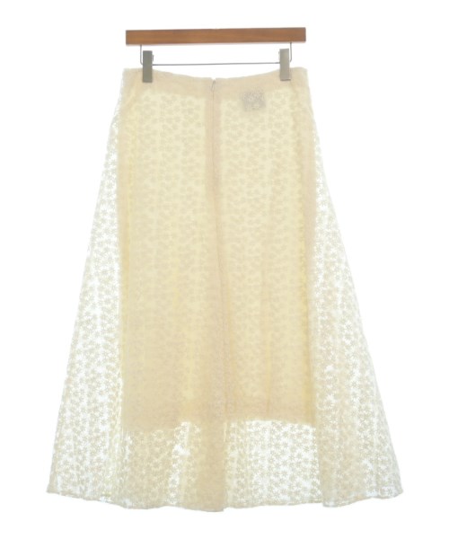 AKRIS（アクリス）ロング・マキシ丈スカート 白 サイズ:44(L位) レディース/2200621005011