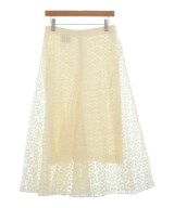 AKRIS（アクリス）ロング・マキシ丈スカート 白 サイズ:44(L位) レディース/2200621005011