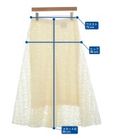 AKRIS（アクリス）ロング・マキシ丈スカート 白 サイズ:44(L位) レディース/2200621005011