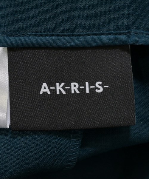 AKRIS（アクリス）スラックス 緑 サイズ:44(L位) レディース/2200609650127