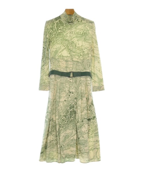 AKRIS(アクリス)ワンピース 緑 サイズ:40(M位)/2200673049070