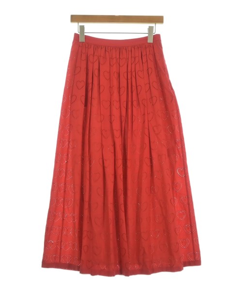 AKRIS(アクリス)ロング・マキシ丈スカート 赤 サイズ:36(XS位)/2200673049087