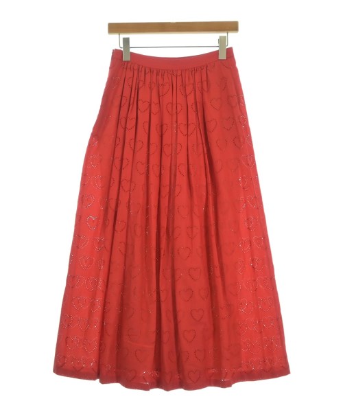 AKRIS（アクリス）ロング・マキシ丈スカート 赤 サイズ:36(XS位) レディース/2200673049087