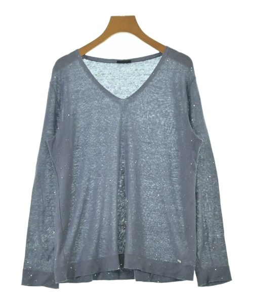 AKRIS(アクリス)ニット・セーター 青 サイズ:40(M位)/2200677374062