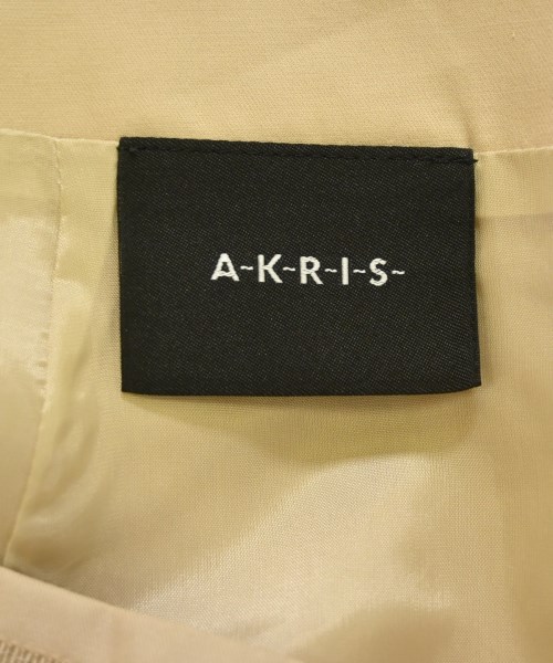 AKRIS（アクリス）ひざ丈スカート ベージュ サイズ:38(M位) レディース/2200694978021