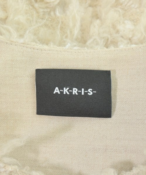 AKRIS（アクリス）ノーカラージャケット ベージュ サイズ:F レディース/2200690246094