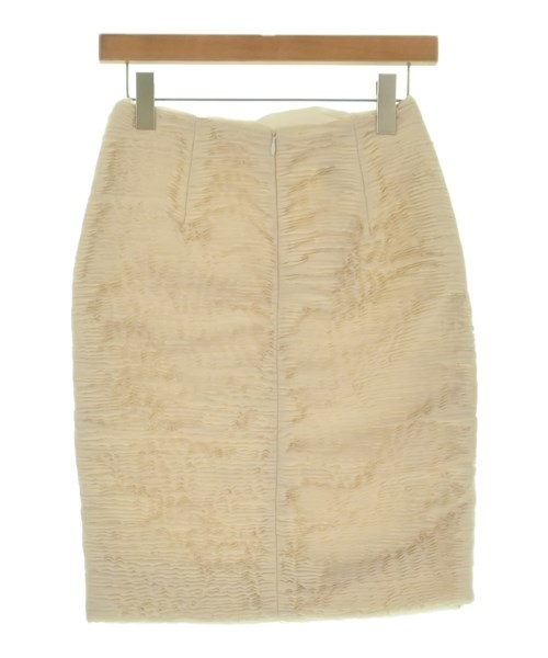 AKRIS（アクリス）ひざ丈スカート ベージュ サイズ:40(M位) レディース/2200655567813