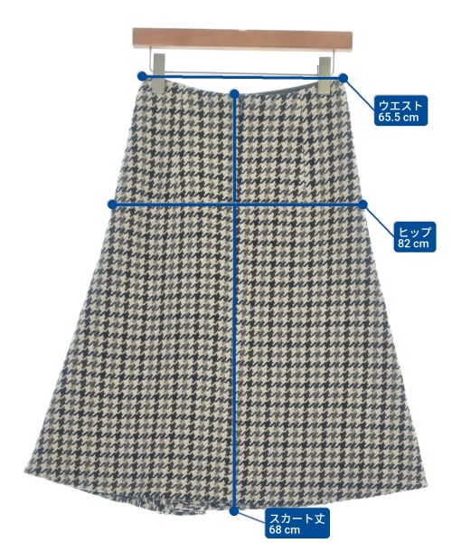 AKRIS（アクリス）ひざ丈スカート その他（柄物・カラフル） サイズ:40(M位) レディース/2200656131037