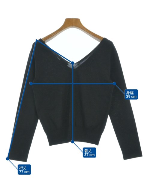 AKRIS（アクリス）ニット・セーター 黒 サイズ:36(XS位) レディース/2200659304148