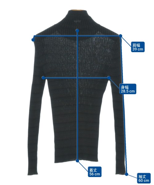 AKRIS（アクリス）ニット・セーター 黒 サイズ:36(XS位) レディース/2200659304155