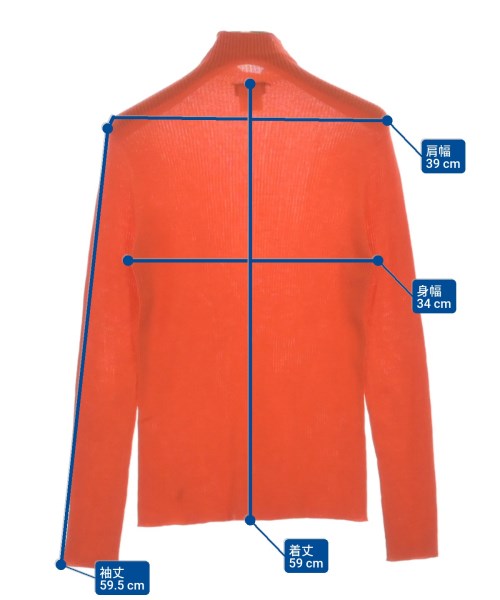 AKRIS（アクリス）ニット・セーター オレンジ サイズ:36(XS位) レディース/2200659304162